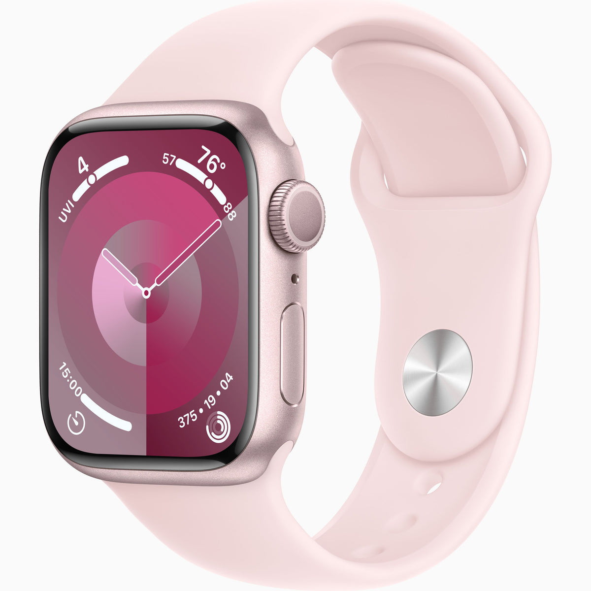 APPLE WATCH SERIES 9 41MM PINK SPORT BAND