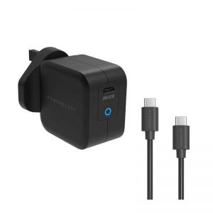 Powerology 32W Plug with USB C to Lightning Cable