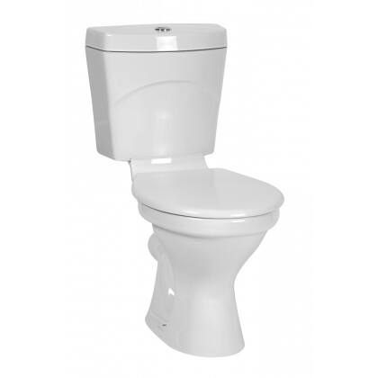 MANHATTAN PAN AND CISTERN TOP FLUSH WHITE SET